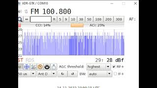 Radio Rekord Kielce 1008MHz  Odbiór w Krośnie [upl. by Enirroc603]