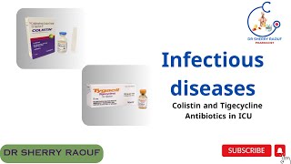 COLISTIN TIGECYCLINE ANTIBIOTICS IN ICU clinical pharmacy course infectious diseases [upl. by Katt21]