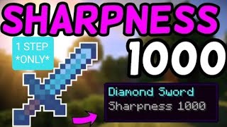 How to make sharpness 1000 in Minecraft java 116 all versions [upl. by Charbonnier]