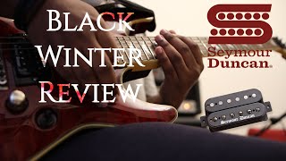 Seymour Duncan Black Winter pickups review  Gear Review [upl. by Ennairek]