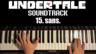 Undertale OST  15 sans Piano Cover by Amosdoll [upl. by Maurili]