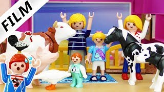 Playmobil Film deutsch  BAUERNHOF in der LUXUSVILLA Warum hat niemand JULIAN gefragt Kinderserie [upl. by Gilligan]