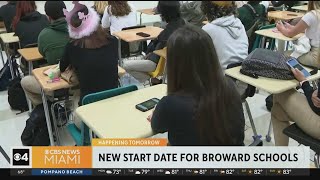 Broward school board to consider proposal to change the start date of the new school year [upl. by Magdau933]