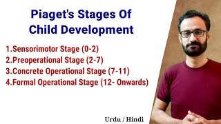 Piagets Cognitive Development Theory  Piaget Stages Of Child Development  CTET 2024  CDP [upl. by Cartan]