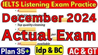 10 19 amp 26 October 2024 IELTS LISTENING TEST WITH ANSWER KEY  IELTS 2024  IDP amp BC [upl. by Tierney]