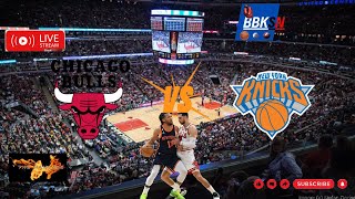 Knicks vs Bulls Live Watch alongReaction on BBKSN [upl. by Annyahs]