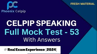 CELPIP Speaking Test  53  Top Tips to Score High in 2024 [upl. by Deth]