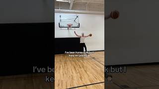 How do I dunk better 🤦🏻 basketball dunk shorts nba [upl. by Alleber]