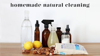 20 DIY NATURAL CLEANING RECIPES TIPS AND HACKS THAT ACTUALLY WORK [upl. by Tacklind]