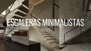 Escaleras Minimalistas  Revit [upl. by Edobalo54]