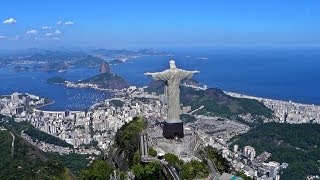 Rio de Janeiro 🇧🇷  The Wonderful City from the Sky Full Fly Over [upl. by Tessy]