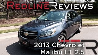 2013 Chevrolet Malibu LT 25 Review Walkaround Exhaust amp Test Drive [upl. by Trocki]