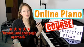 ONLINE BEGINNER PIANO COURSE How To Read Music  The Bitesize Piano Course [upl. by Ejrog477]