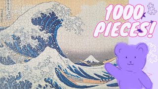 🇬🇧 EN  Puzzle Great Wave  1000 pieces [upl. by Willner]