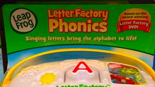 LEAP FROG quotLETTER FACTORY PHONICSquot Review amp Demo [upl. by Elocaj]