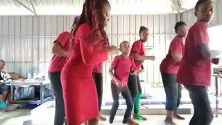 EVALINE MUTHOKABACK TO SENDER Dance Challenge HOPECHURCHUPDATES [upl. by Myrt]