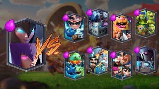 WITCH TEAM VS ALL TEAMS  CLASH ROYALE TEAM CHALLENGE [upl. by Kaylyn]