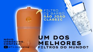 Filtro de barro Classic São João Cerâmica Stefanini 16 litros É o melhor do mercado mesmo [upl. by Wendie]