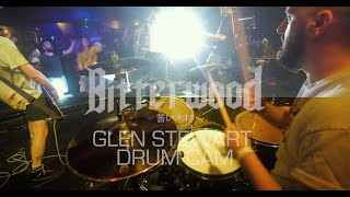 BITTERWOOD  4K  GLEN STEWART DRUM CAM  FULL SET  AUDIO GLASGOW  160823 [upl. by Doniv]