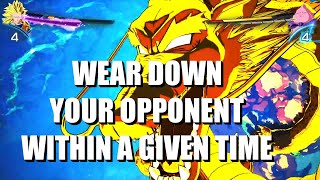 How to Wear down your opponent within a given time Dragon Ball Sparking Zero [upl. by Annunciata]