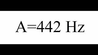 Tuning Note A 442 Hz [upl. by Elaynad]