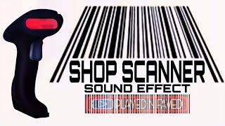 Shop Scanner Sound Effect  Checkout Scanner Sounds  Grocery Scan Beep Sound Sample [upl. by Narok]