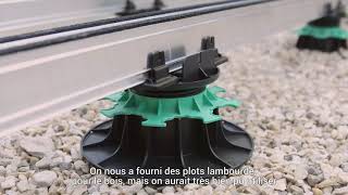 Réaliser une terrasse dalle sur structure autoportante  Profildeck® [upl. by Eissehc172]