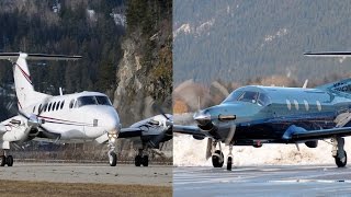 Pilatus PC12 vs Beechcraft King Air 200 [upl. by Zhang452]