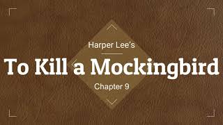 To Kill a Mockingbird Audio Ch 9 [upl. by Nolram]