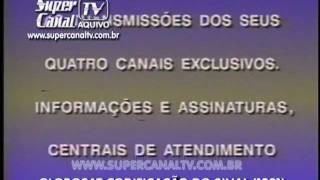 Globosat 1991 Codifica o Sinal  Super Canal TV [upl. by Eiloj]