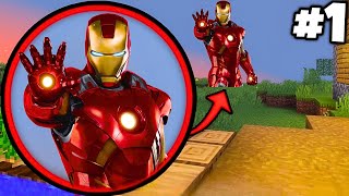 i Found Real IRON MAN 😱 in Minecraft  Minecraft [upl. by Durston]