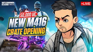 🔴50000 UC SHINOBI M4 amp ULTIMATE SET CRATE OPENING  BGMI LIVE w DynamoGaming [upl. by Salzhauer]