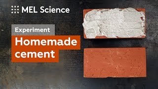 How to make cement at home simple experiment [upl. by Rednaeel]