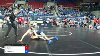 132 Lbs Consi Of 8 1  Kollin Rath Pennsylvania Vs Cory Thomas Michigan Da59 [upl. by Aymer719]