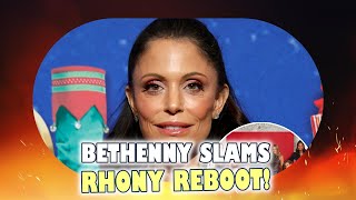 Bethenny Frankel Slams RHONY Reboot amp Erin Lichy Reveals Pregnancy News [upl. by Almallah]