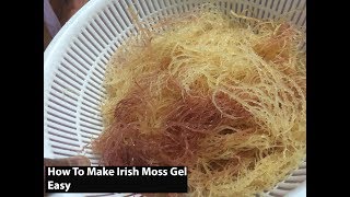 Irish moss gel How to make it at home [upl. by Jamilla]