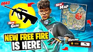 New Free Fire is Here 😍 must watch New Update OB43  Garena Free Fire [upl. by Mendive]