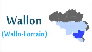 10 langues de Wallonie  10 languages of Wallonia [upl. by Redford]