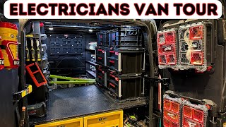 Electricians Van Tour Milwaukee Pack Out [upl. by Jose]