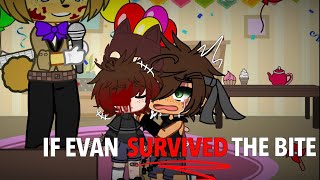 if evan SURVIVED THE BITE  afton family  gacha club JustPurple [upl. by Sitnalta]