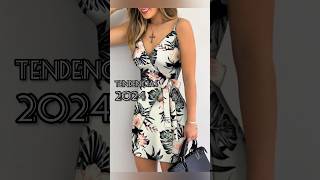 LO MAS BONITO EN VESTIDOS ELEGANTES MODA 2024 fip fashion viral [upl. by Ynolem]