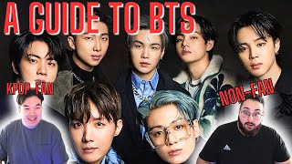 Non Kpop Fan A Guide to BTS Members The Bangtan 7 REACTION [upl. by Abehshtab]