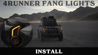 4Runner Lifestyle Fang Light Install [upl. by Heimlich]