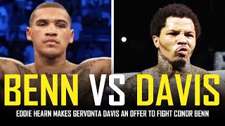 CONOR BENN MAKES OFFER TO GERVONTA DAVIS [upl. by Dole]