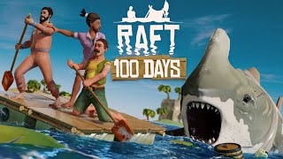 I Spent 100 Days in Raft Heres What Happened Full Playthrough [upl. by Asiil]