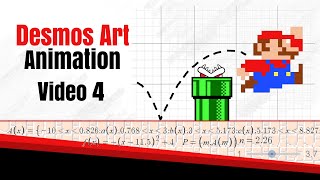 How to Create Desmos Art 4  Animation  Step by Step Guide [upl. by Ericka150]