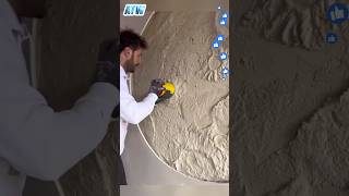 Incredible Moon Art Watch This Artist Transform a Wall with Plaster and Light [upl. by Knight]