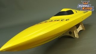 HobbyKing Daily  Pursuit Brushless VHull RC Boat [upl. by Sandstrom]