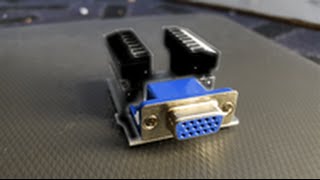 Repairing a broken vga cable endPLEASE READ DESCRIPTION BEFORE COMMENTING [upl. by Ecyaj]