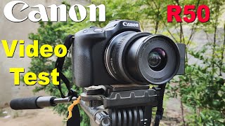 canon r50 video test  canon r50 video test in hindi  canon r50 photography test [upl. by Oninotna443]